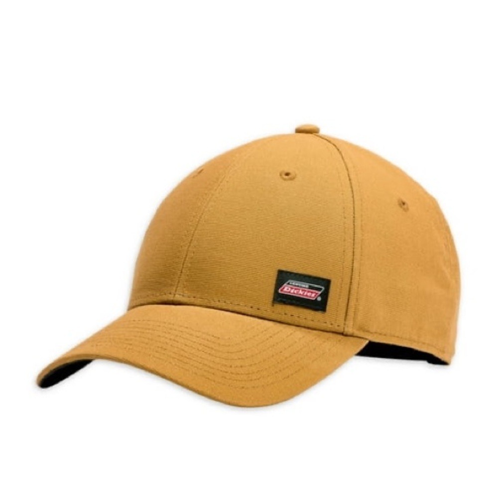 Genuine Dickies Brown Duck Canvas Snapback Hat Adjustable One Size Workwear